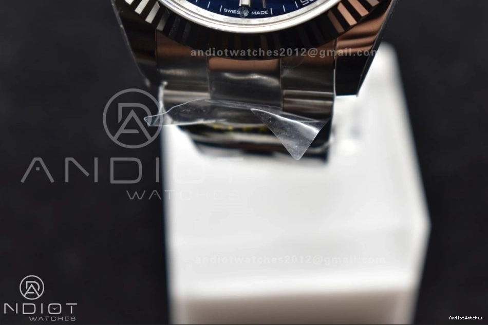 DateJust Best Oyster Edition Dial Steel Bracelet Blue Clean 904L Textured 41 On TimelessDesign 1:1 126334 637 VR 0324